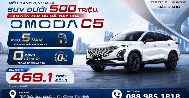 Nếu đang định mua SUV dưới 500 triệu, bạn nên xem ưu đãi này của OMODA C5!