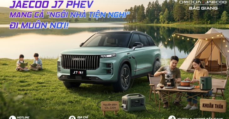 JAECOO J7 PHEV: MANG CẢ 